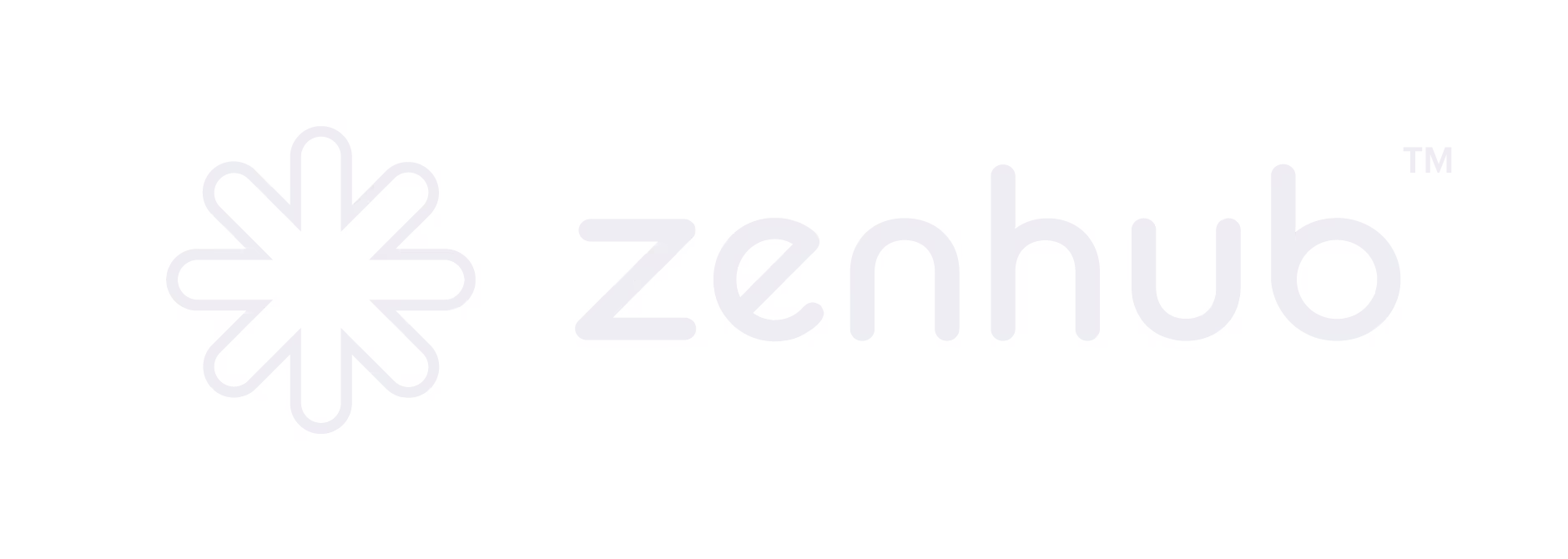 Zenhub monochrome logo, dark
